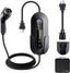 2026 Upgraded Level 1 & 2 Portable EV Charger, 25Ft J1772 Charging Cable, 8–16Amp Adjustable Current with Delay Start, 110–240V, NEMA 6-20 Plug with 5-15 Adapter, for All EVs & PHEVs