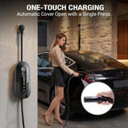 Level 2 for Tesla Charger，40AMP/9.6kW Adjustable Current，21FT Cable，NACS Connector，Fast Home Portable EV Charging Station，with NEMA 240V14-50 Plug&110V 5-15 Adapter，for Model X/Y/3/S/Cybertruck