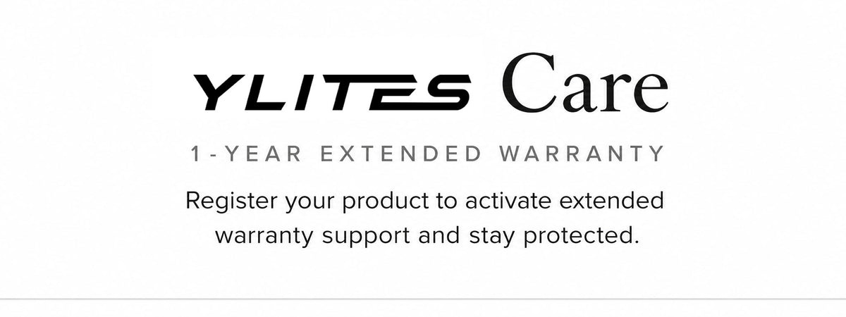 YLITES Warranty Banner